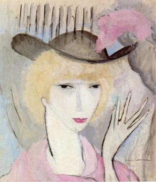 Lady Clown Artwork by Marie Laurencin