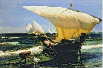 On The Coast Of Valencia Artwork by Joaquin Sorolla y Bastida