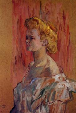 Prostitute: The Sphinx Artwork by Henri de Toulouse-Lautrec