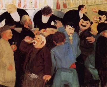 The Bistro Artwork by Felix Vallotton