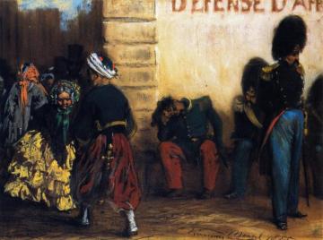 Recollection Of Paris Artwork by Adolph von Menzel