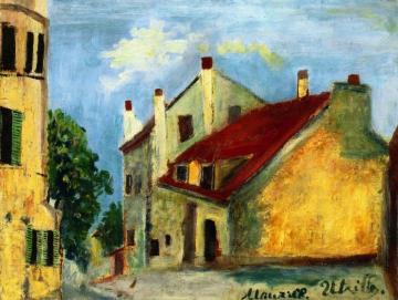 The House of Mimi Pinson, Montmartre Artwork by Maurice Utrillo