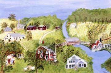 Soft Green Artwork by Anna Mary Robertson Grandma Moses