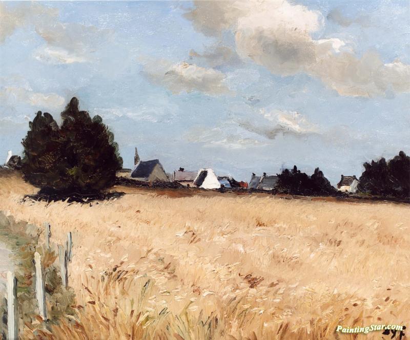 Village Of Kerjouano, France Artwork by Marcel Dyf