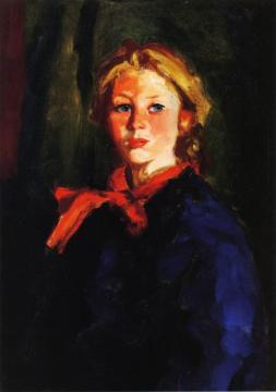 Portrait Of Katie Mcnamara Artwork by Robert Henri