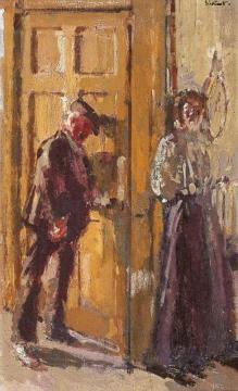 Off To The Pub Artwork by Walter Richard Sickert