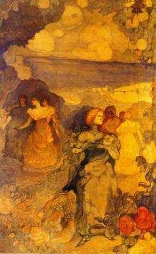 Homage a Villon Artwork by Charles Conder