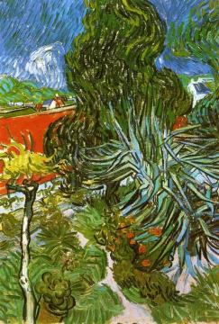 Doctor Gachet's Garden in Auvers Artwork by Vincent Van Gogh