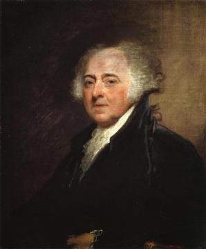 John Adams Artwork by Gilbert Stuart