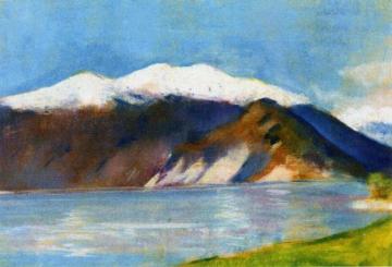 Lake Garda And Monte Baldo Artwork by Lesser Ury
