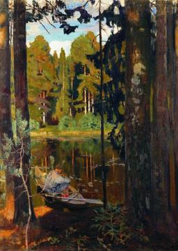 Quiet Lake Artwork by Arkady Rylov