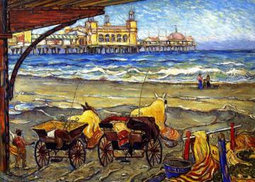 Beach Ponies Artwork by Reynolds Beal