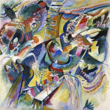 Improvisation Gorge Artwork by Wassily Kandinsky
