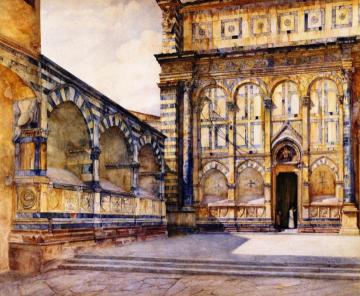 Santa Maria Novella, Florence, Italy Artwork by Henry Roderick Newman