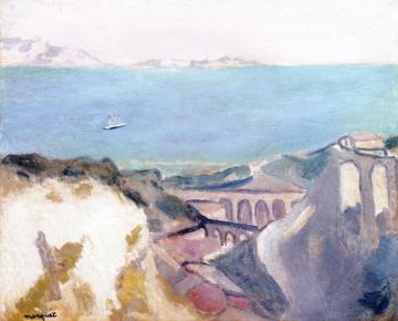 Estaque Panorama Artwork by Albert Marquet