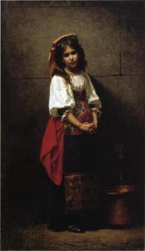 L'italienne Artwork by Charles Sprague Pearce