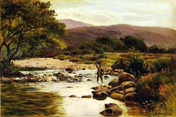 The Artro, Llanbedr, North Wales Artwork by Sidney Richard Percy