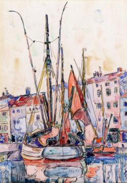 The Port of La Rochelle Artwork by Paul Signac