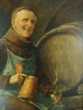 Portrait of Monk Artwork by Max Scholz