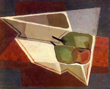 Fruit With Bowl Artwork by Juan Gris