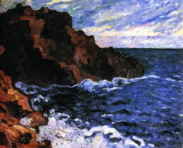 Violet Rocks Artwork by Louis Valtat