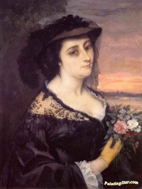 Laure Borreau Artwork by Gustave Courbet