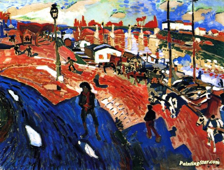 The Bridge At Le Pecq Artwork by Andre Derain