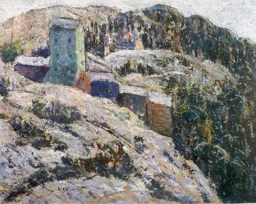 Abandoned Mine, Cripple Creek Artwork by Ernest Lawson