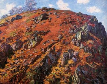 Study of Rocks Artwork by Claude Oscar Monet