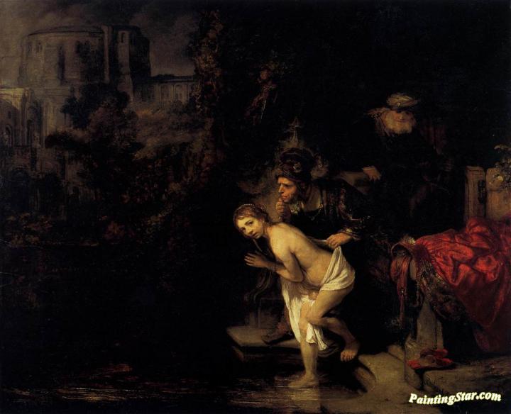 Susanna and the Elders Artwork by Rembrandt van Rijn