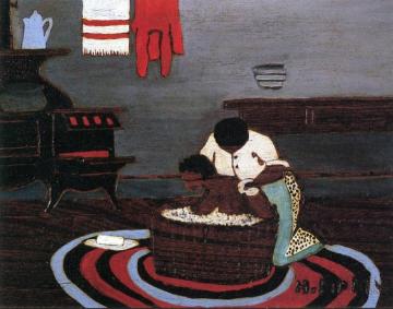Saturday Night Bath Artwork by Horace Pippin