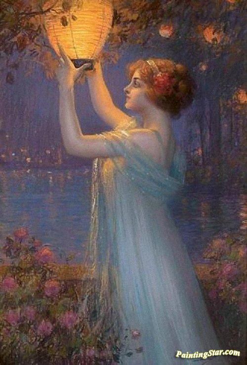 Japanese Lantern Artwork by Delphin Enjolras