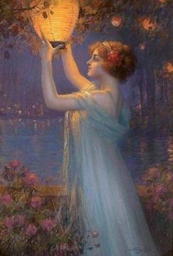 Japanese Lantern Artwork by Delphin Enjolras
