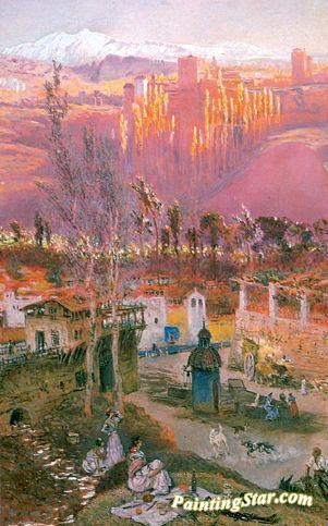 Granada Artwork by Antonio Muñoz Degrain