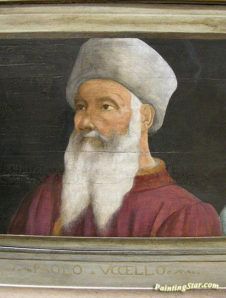 Portrait Of Paolo Uccello (anonymous Artist) Artwork by Paolo Uccello