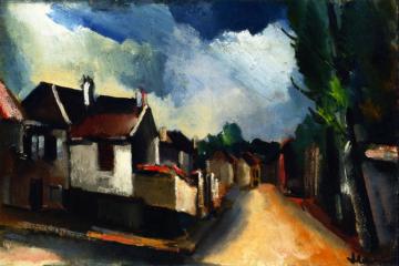 Village Street Artwork by Maurice De Vlaminck