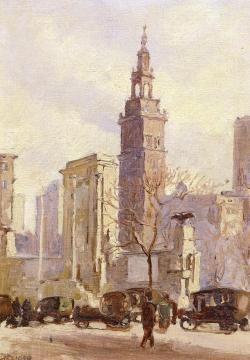 New York City, Madison Square And The Garden Tower Artwork by Anna Mary Richards Brewster