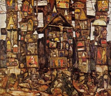 Woodland Prayer Artwork by Egon Schiele