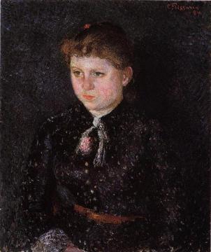 Portrait of Nini Artwork by Camille Pissarro