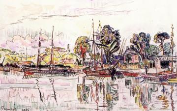 Paimpol Artwork by Paul Signac