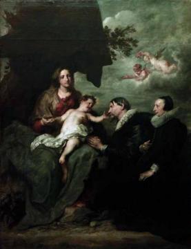 The Madonna of the Donors Artwork by Anthony van Dyck