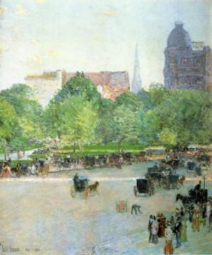 Union Square Artwork by Frederick Childe Hassam