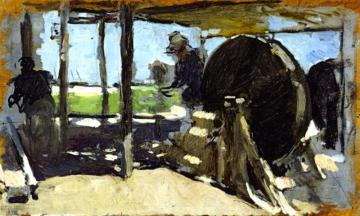 Rope Makers, Valencia (sketch) Artwork by Joaquin Sorolla y Bastida