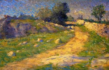The Lane Artwork by Julian Alden Weir