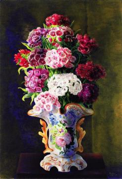 Oeillets De Poête, 1952 Artwork by Moise Kisling