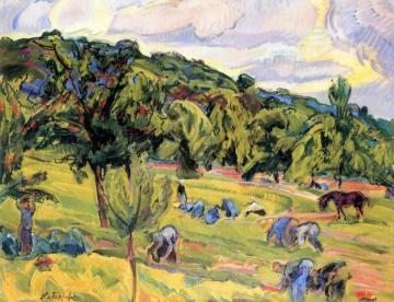 Work in the Field Artwork by Nicolas Tarkhoff