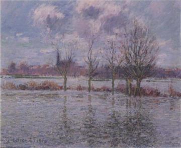 Flood near Nantes Artwork by Gustave Loiseau