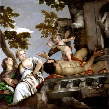 Allegory Of Love Ii, Scorn Artwork by Paolo Veronese