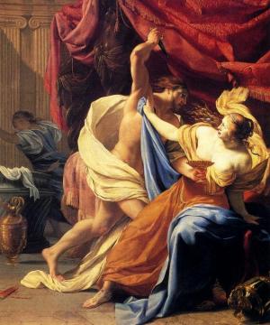 Lucretia And Tarquin Artwork by Simon Vouet