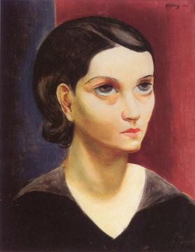 Portrait Of Michel Mare, Architect Artwork by Moise Kisling